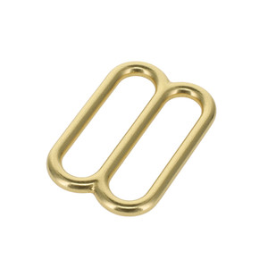 NATURAL BRASS DOUBLE LOOP SLIDER