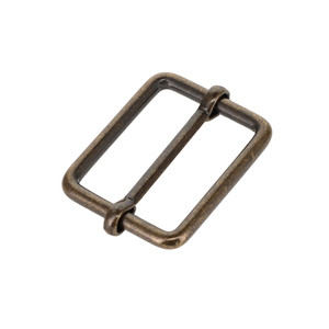 B9410 Antique Brass Double Loop w/ Slide Bar