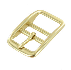 C5384 Antique Brass, Double Bar Buckle, Solid Brass-LL, Multiple
