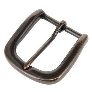 T3139 Antique Brass, Heel Bar Buckle, Solid Brass-LL, Multiple Sizes