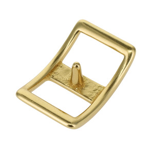 Natural Brass, Conway Prong Buckle, Solid Brass