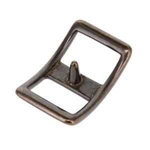 Antique Brass, Conway Prong Buckle, Solid Brass