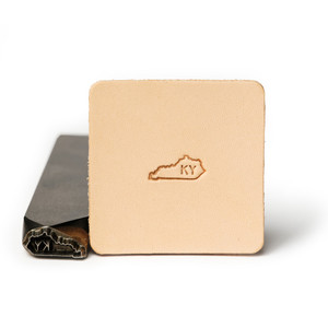 Leather State Stamp Kentucky