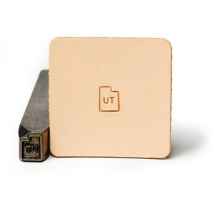 Leather State Stamp Utah