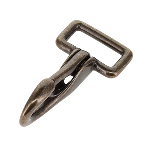 4250 Antique Brass, Halter Snap, Solid Brass-LL