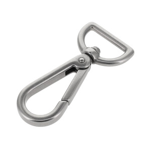 4010N Nickel Matte, Swivel Lever Snap, Solid Brass-LL, Multiple Sizes