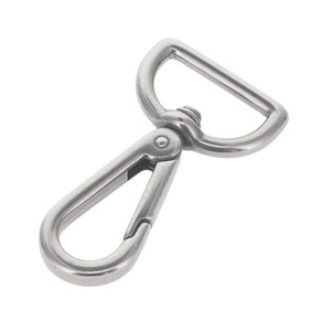 4005N Nickel Matte, Swivel Lever Snap, Solid Brass-LL, Multiple Sizes