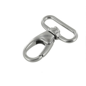 B6915 Nickel Matte, Swivel Lever Snap, Solid Zinc, Multiple Sizes