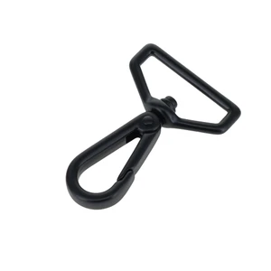 4000N PVD Black Matte, Swivel Lever Snap, Solid Brass-LL