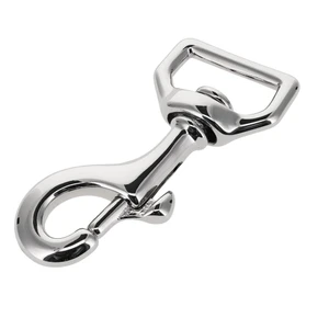 3600 Nickel Plate, Swivel Bolt Snap, Solid Brass-LL