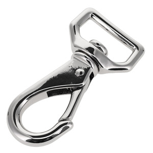 250 Nickel Plate, Swivel Lever Snap, Solid Brass-LL