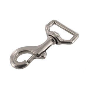 3500 Nickel Plate, Swivel Bolt Snap, Solid Brass-LL, Multiple Sizes 