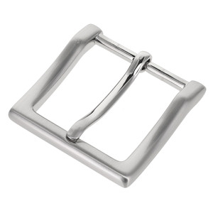 B8790 Brushed Nickel, Heel Bar Dress Buckle, Solid Brass-LL, Multiple Sizes