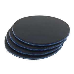 Horween Cavalier Ink Blue Square Coaster