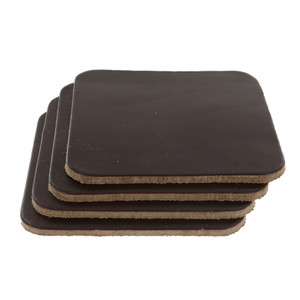 Horween Chromexcel Brown Square Coaster