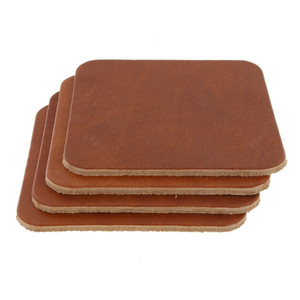 Horween Dublin English Tan Square Coaster