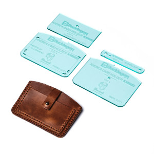 Andrea Card Holder - Leather Acrylic Template, Danesh Design