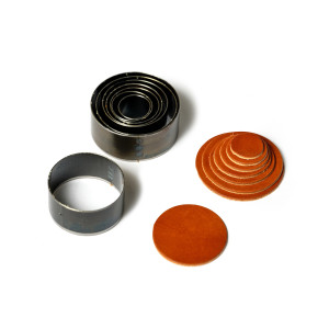 Circle shaped leather clicker dies