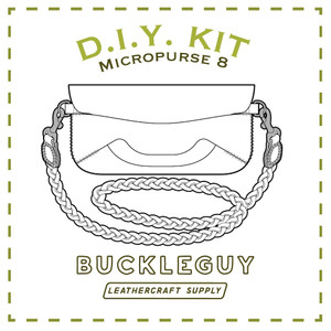 Micropurse Leather Pattern, PDF Template