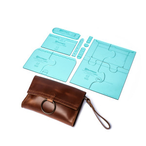 Leather Clutch Acrylic Template