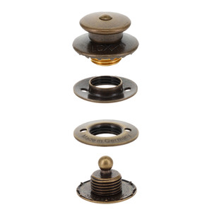 LOXX® Fastener Set, Antique Brass
