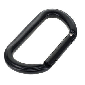 C5990 Black, Non Lock Carabiner, Aluminum