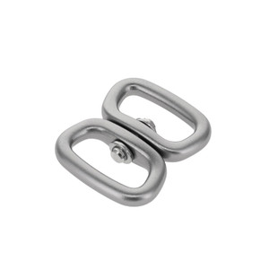 C5945 Gun Metal, Double Eye Swivel, Aluminum