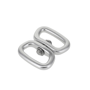 C5945 Silver Semi-Matte, Double Eye Swivel, Aluminum