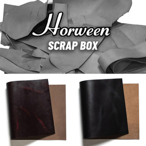 Horween Leather Scrap Chromexcel Navy/Burgundy Horween Leather Scrap Chromexcel Navy/Burgundy