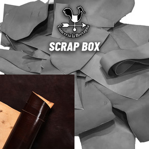 La Bretagna Veg Tan Leather Scrap Invecchiato Tuscan Brown
