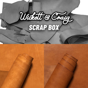 Wickett & Craig Veg Tan Leather Scrap Traditional Harness Russet/Buck Brown Wickett & Craig Veg Tan Leather Scrap Traditional Harness Russet/Buck Brown