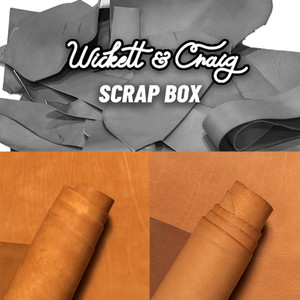 Wickett & Craig Veg Tan Leather Scrap Traditional Harness/ Deer Embossed Russett Wickett & Craig Veg Tan Leather Scrap Traditional Harness/ Deer Embossed Russett