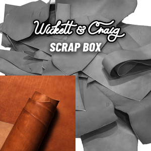 Wickett & Craig Veg Tan Leather Scrap Traditional Harness Buck Brown