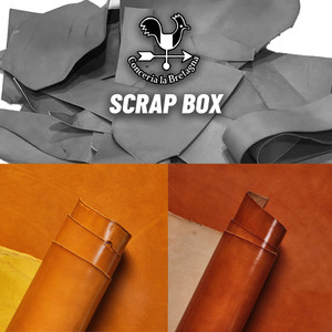 La Bretagna Veg Tan Leather Scrap Gaucho Tan/Buck Brown La Bretagna Veg Tan Leather Scrap Gaucho Tan/Buck Brown