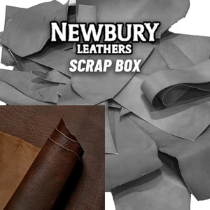 Newbury Leathers Chrome tanned Leather Scrap American Bison Walnut Newbury Leathers Chrome tanned Leather Scrap American Bison Walnut