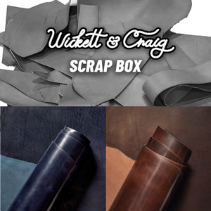 Wickett & Craig Veg Tan Leather Scrap Traditional Harness Navy/ Chocolate Wickett & Craig Veg Tan Leather Scrap Traditional Harness Navy/ Chocolate