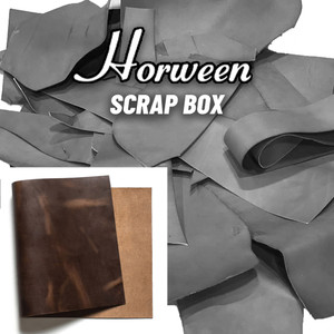Horween Chromexcel Leather Scrap, Natural, Mixed Weight (3.5-10oz), 20lbs Horween Chromexcel Leather Scrap, Natural, Mixed Weight (3.5-10oz), 20lbs