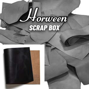 Horween Leather Scrap Chromexcel Navy Horween Leather Scrap Chromexcel Navy