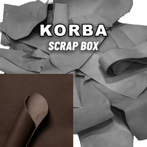 Korba Veg Tan Leather Scrap Buffalo Calf Brown Korba Veg Tan Leather Scrap Buffalo Calf Brown