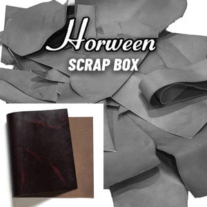 Horween Leather Scrap Chromexcel Burgundy Horween Leather Scrap Chromexcel Burgundy
