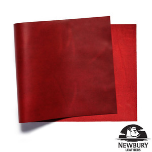 Newbury Leather Balmoral Panel - Red