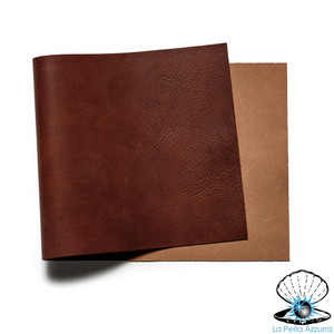 Missouri Leather Panel from La Perla Azzurra, Dark Brown