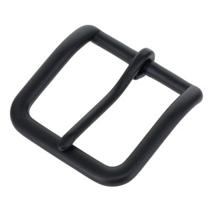 B1110 1 1/2" PVD Black Matte, Heel Bar Buckle