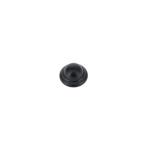 J35 1/2" PVD Black Matte, Foot/Stud, Solid Brass-LL ***Requires the back post B-1414, sold separately***