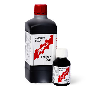 Renia, Absolute Black, Leather Dye, Multiple Sizes