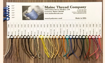Maine Thread Waxed Cord - who they are and what their thread is used for Maine Thread Waxed Cord - who they are and what their thread is used for