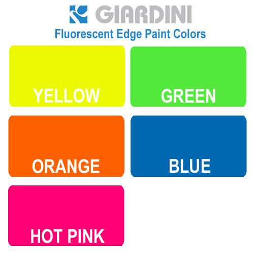 Fluorescent Color Chart