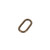 Brass Zulu Wire Form Loop Antique Brass
