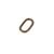 Brass Zulu Wire Form Loop Antique Brass