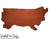 Wickett & Craig Skirting Leather, Side, Chestnut